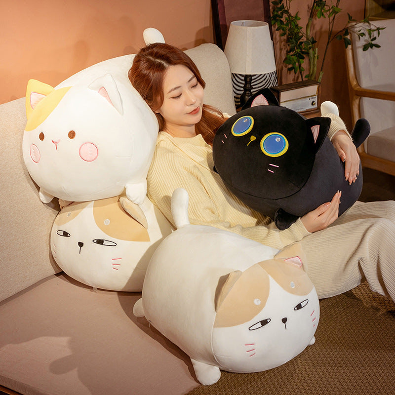 Cute Cat Plush Pillow (3 Colors – 3 Sizes)