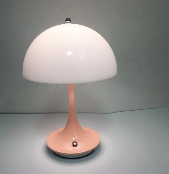 Nordic Mushroom Ambient Lamp – Rechargeable Touch LED Bedside Light