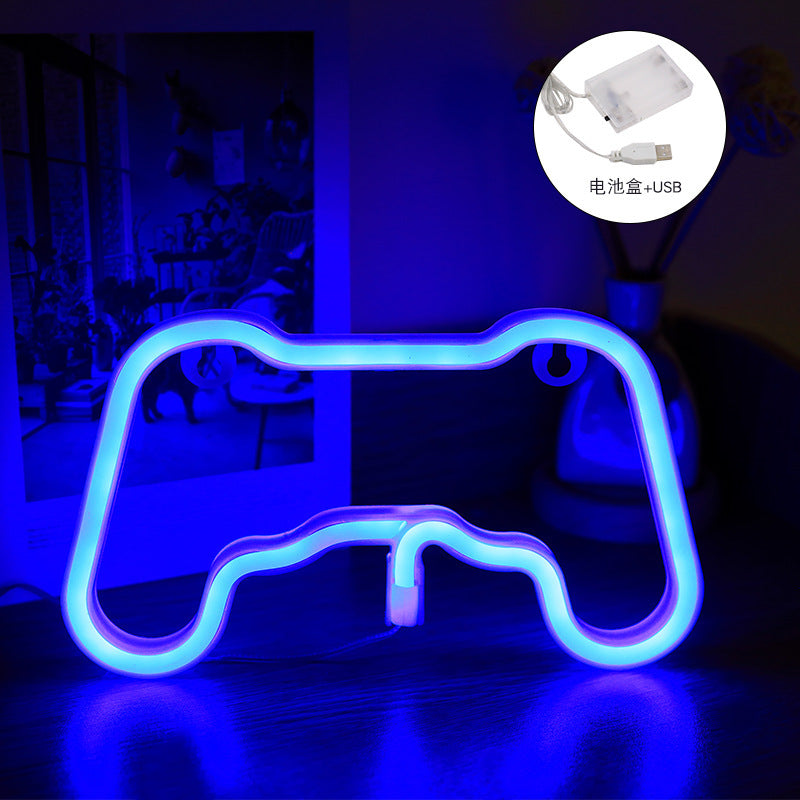 Creative LED Neon Wall Light – Gaming & Aesthetic Room Decor