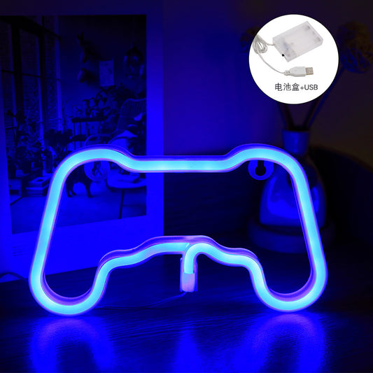 Creative LED Neon Wall Light – Gaming & Aesthetic Room Decor