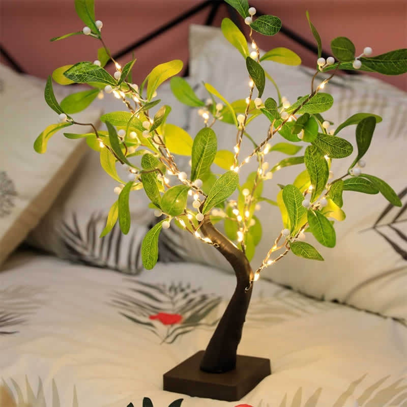 Maple Leaf Decorative LED Tree Lamp – Warm Ambient Light for Home & Holiday Decor