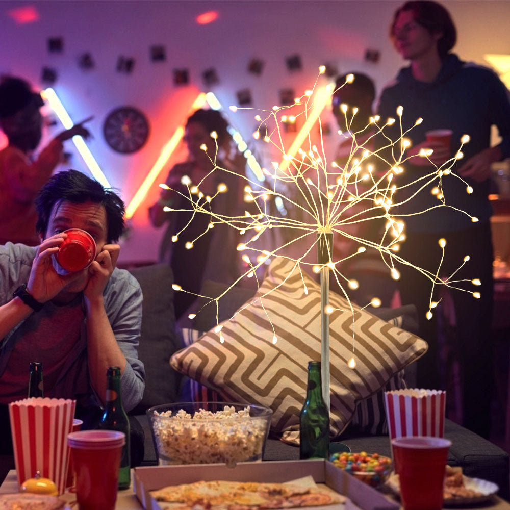 Decorative LED Branch Table Lamp – Remote Control & Warm Ambience