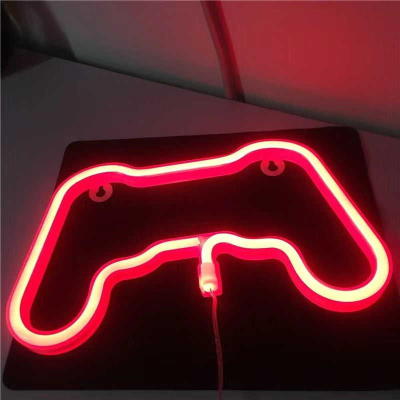 Creative LED Neon Wall Light – Gaming & Aesthetic Room Decor