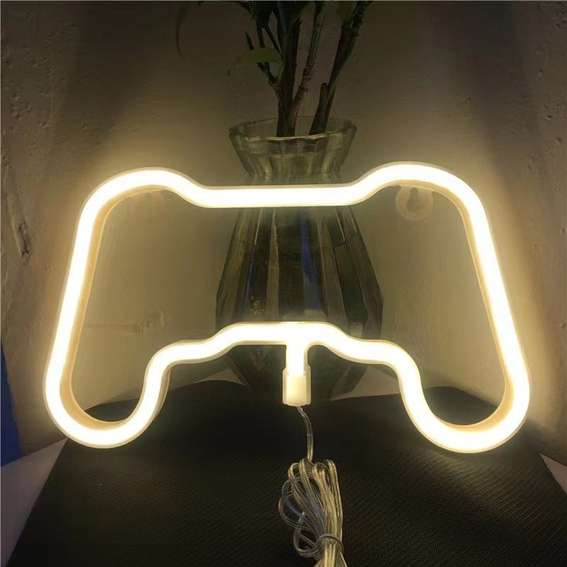 Creative LED Neon Wall Light – Gaming & Aesthetic Room Decor