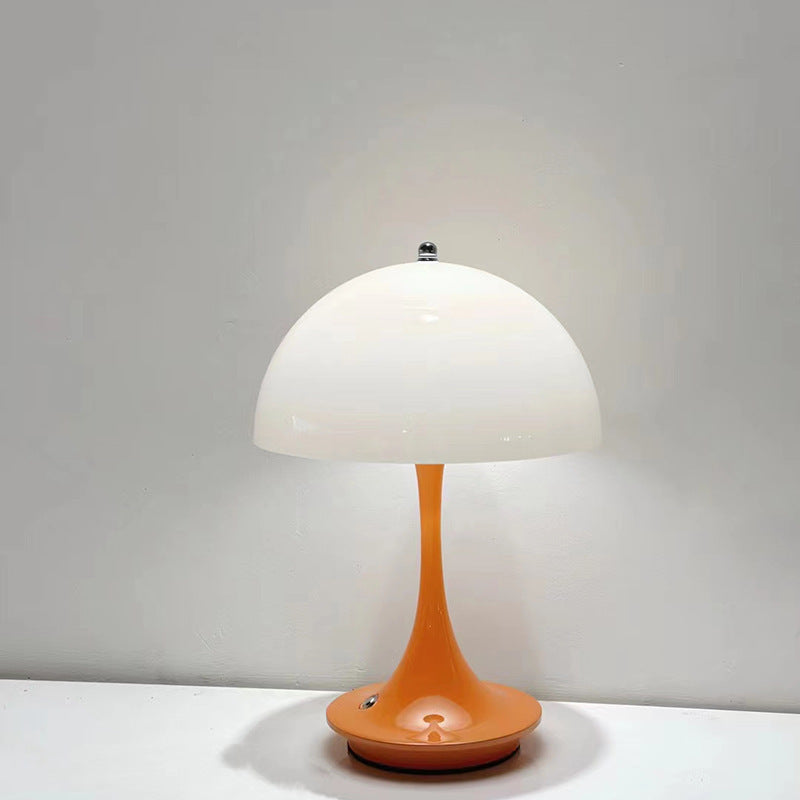 Nordic Mushroom Ambient Lamp – Rechargeable Touch LED Bedside Light