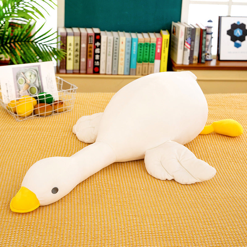 Soft White Goose Plush Pillow