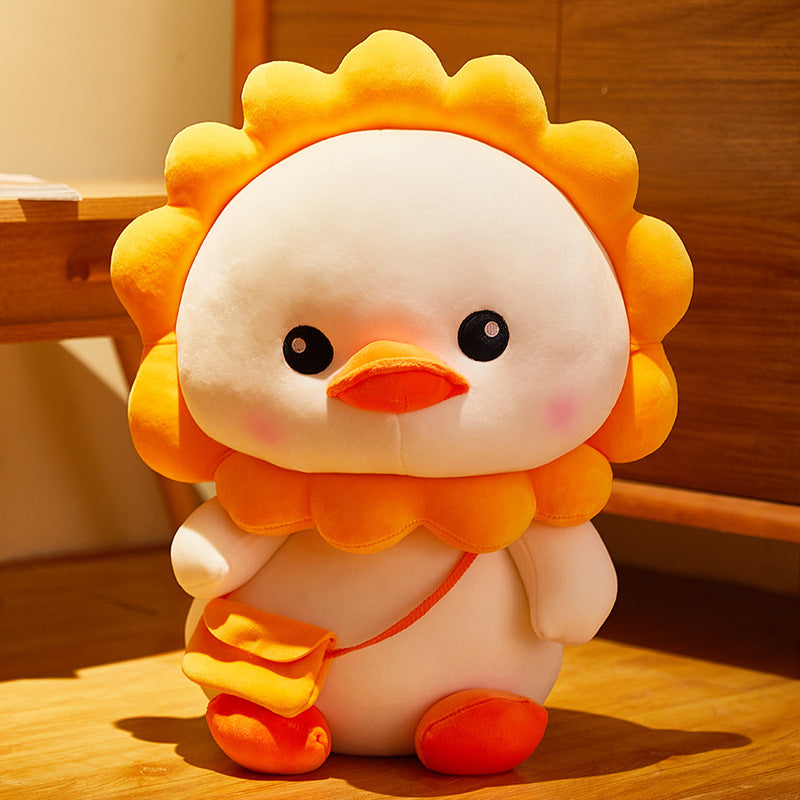 Cute Yellow Duck Plush (5 Sizes — 2 Styles)